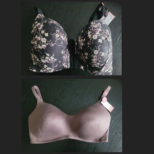 2 Cacique Mastectomy Collection Bras 38H